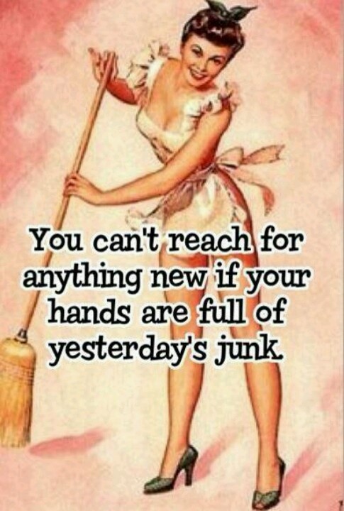 you can't reach for anything new